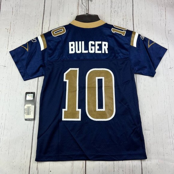 Vintage St. Loius Rams‎ Marc Bulger #10 Small Reebok Jersey Shirt Youth New - Picture 7 of 10